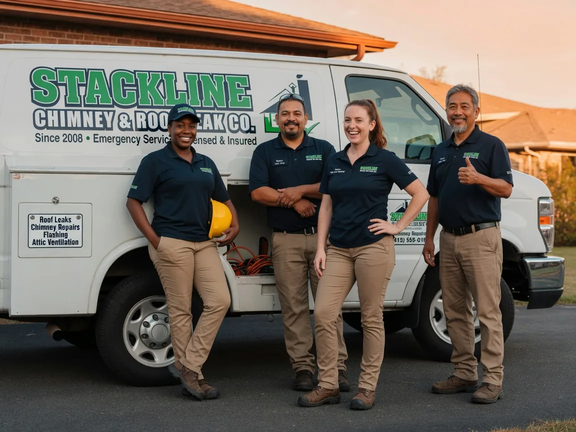 Chimney flashing repair company in Mount Airy, GA